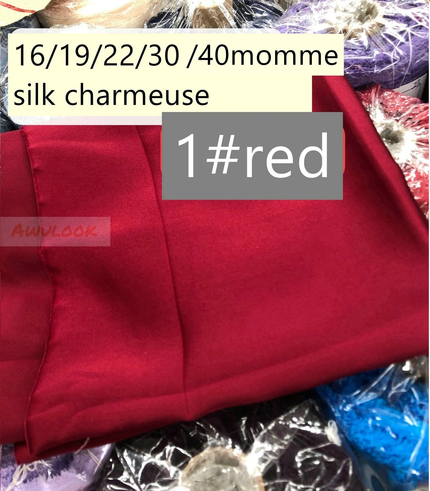 40Momme Heavy Silk Charmeuse, Width 114cm/45"