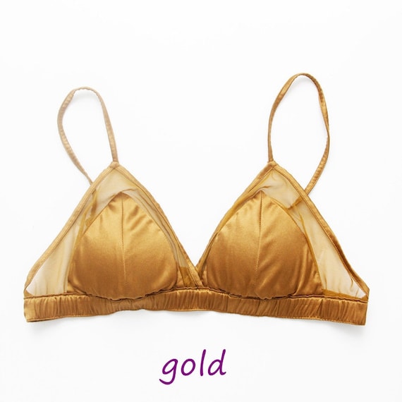 Soutien-gorge en soie de style français