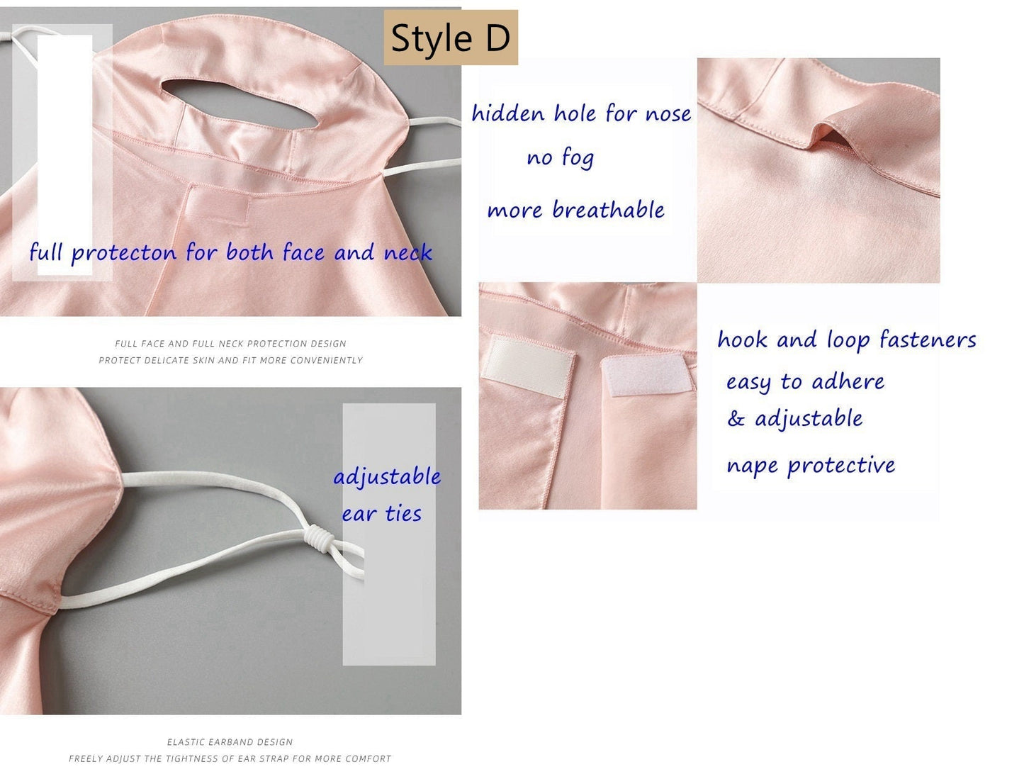 Full Protection Silk Face Mask & Neck Gaiter