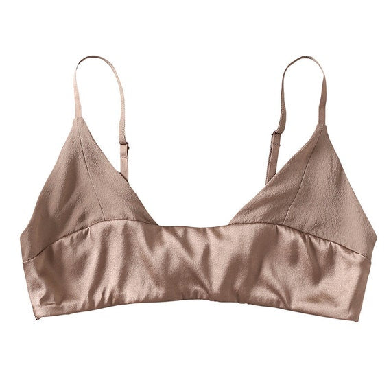 Soutien-gorge en mousseline de soie d'été, sans coussinet