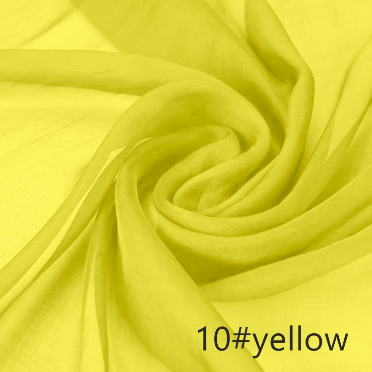 100% Silk Chiffon fabric, 5 Momme, Width 140cm/55"