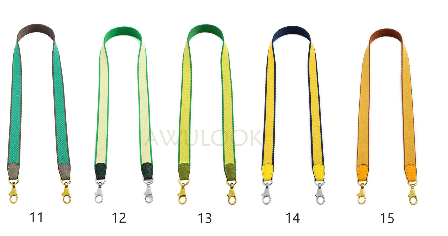 Customized 1"/25mm Canvas bag strap, Bi-colors