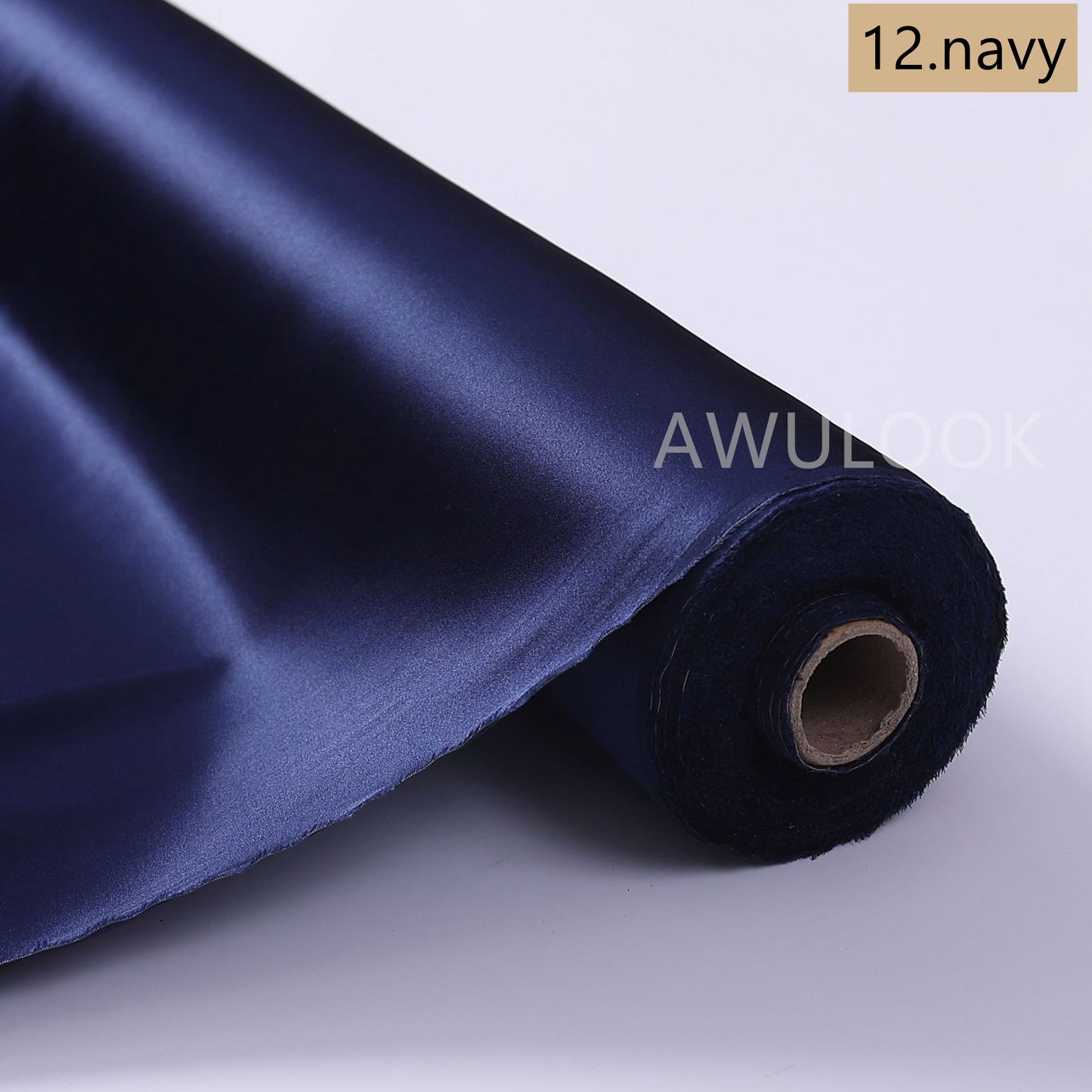 19Momme Stretch Silk Charmeuse, Width 140cm/55" - Awulook