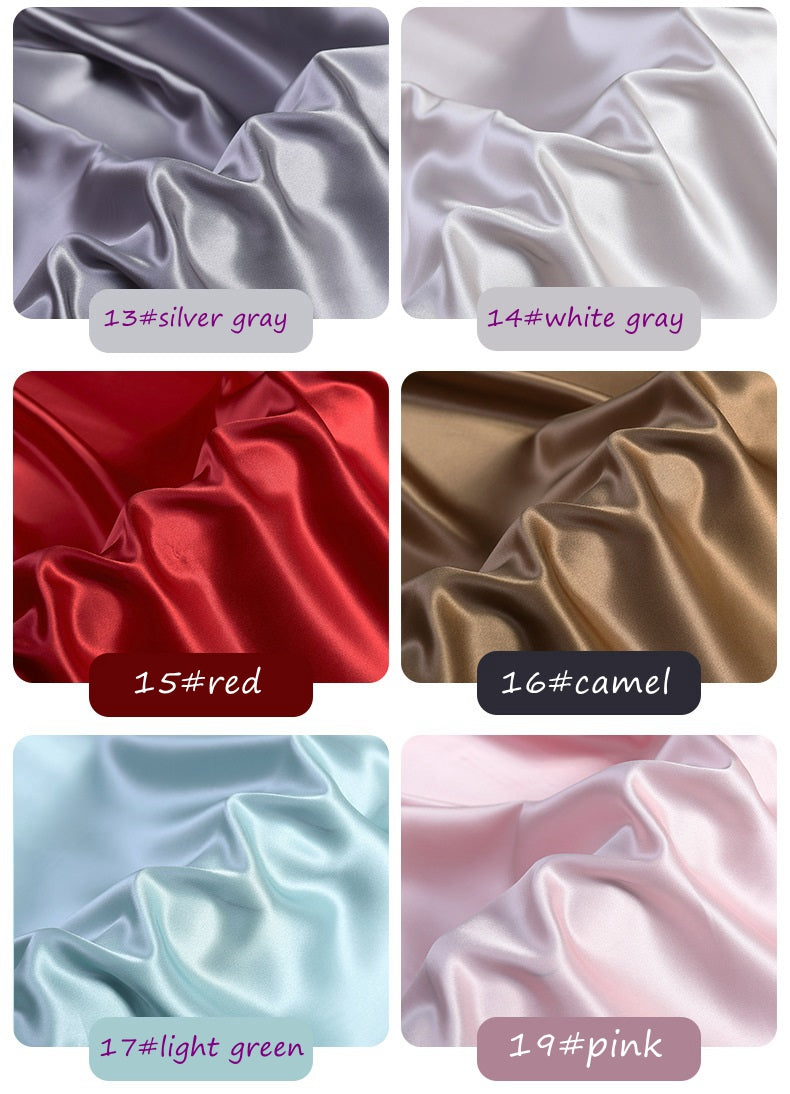 19Momme 100% Silk Charmeuse, Width 140cm/55"