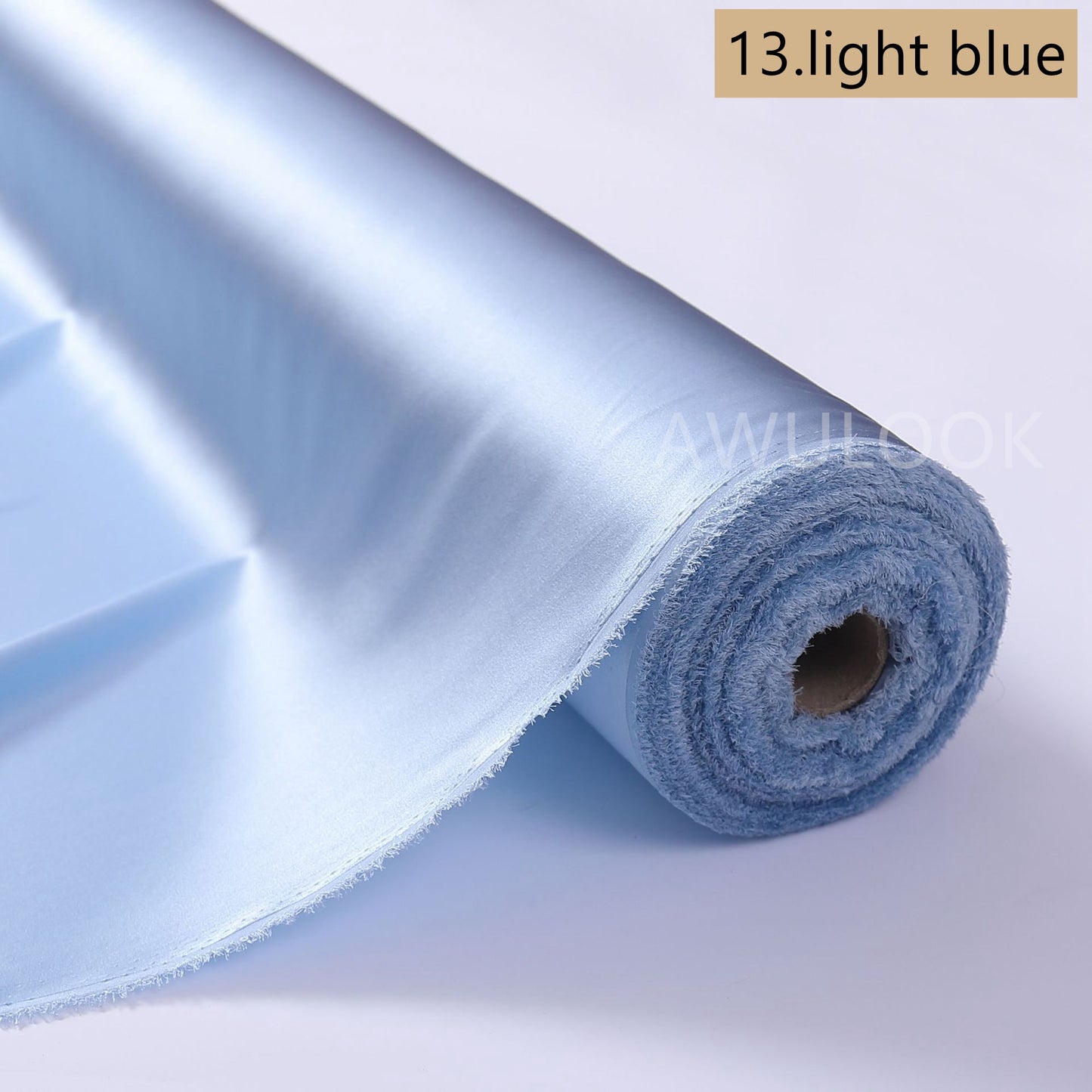 19Momme Stretch Silk Charmeuse, Width 140cm/55" - Awulook