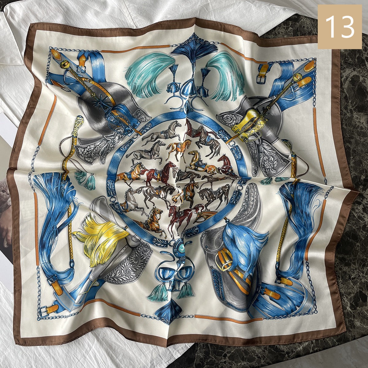 70cm Square Silk Scarves