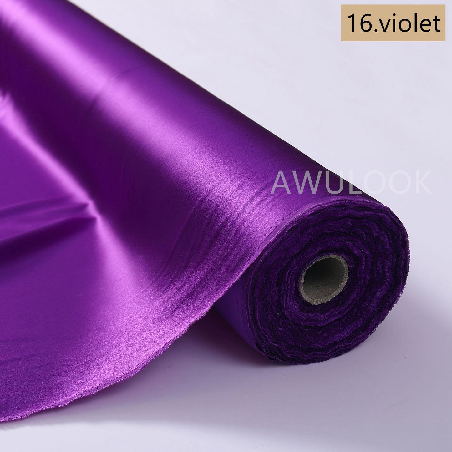 19Momme Stretch Silk Charmeuse, Width 140cm/55" - Awulook