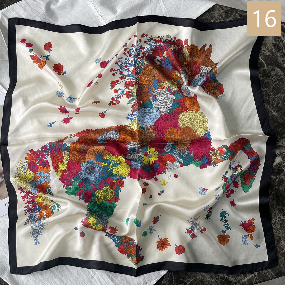 70cm Square Silk Scarves