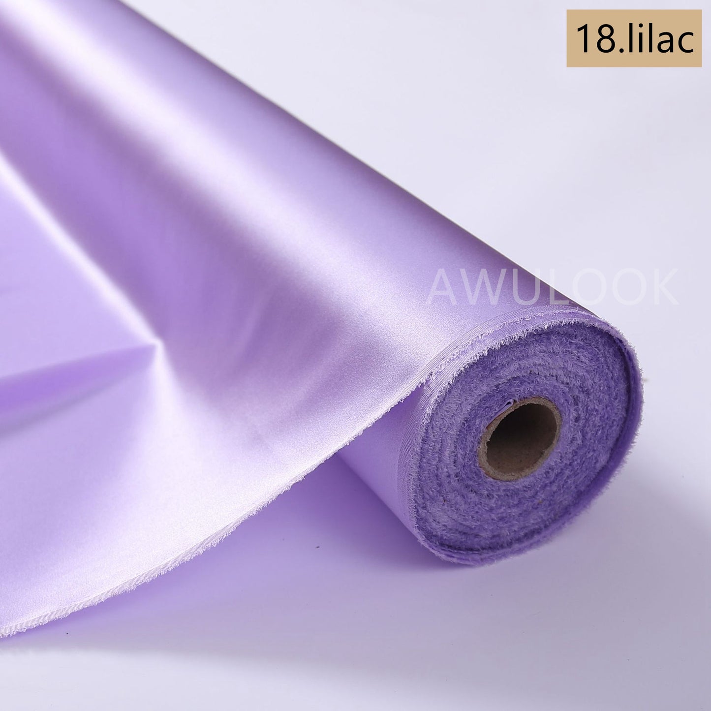 19Momme Stretch Silk Charmeuse, Width 140cm/55" - Awulook