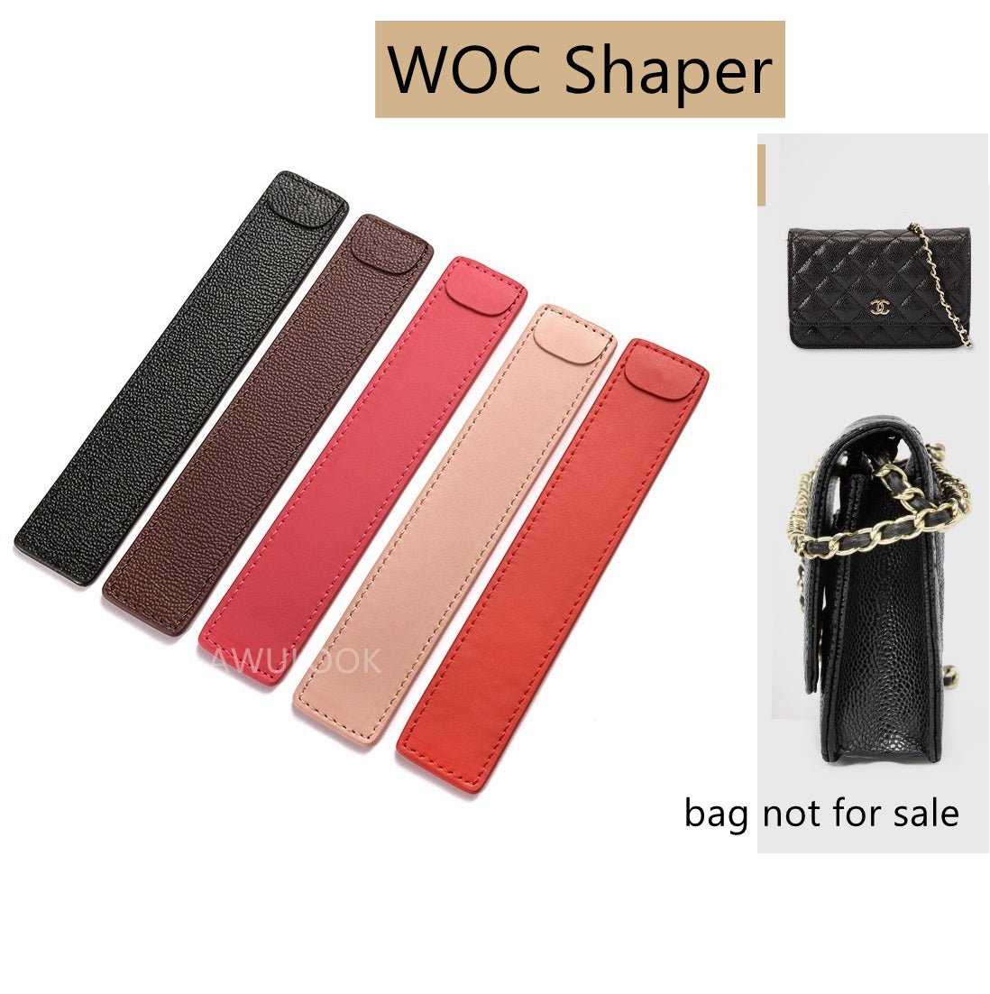 Leather Shaper for WOC/CF/Le boy, Bag Base Insert - Awulook