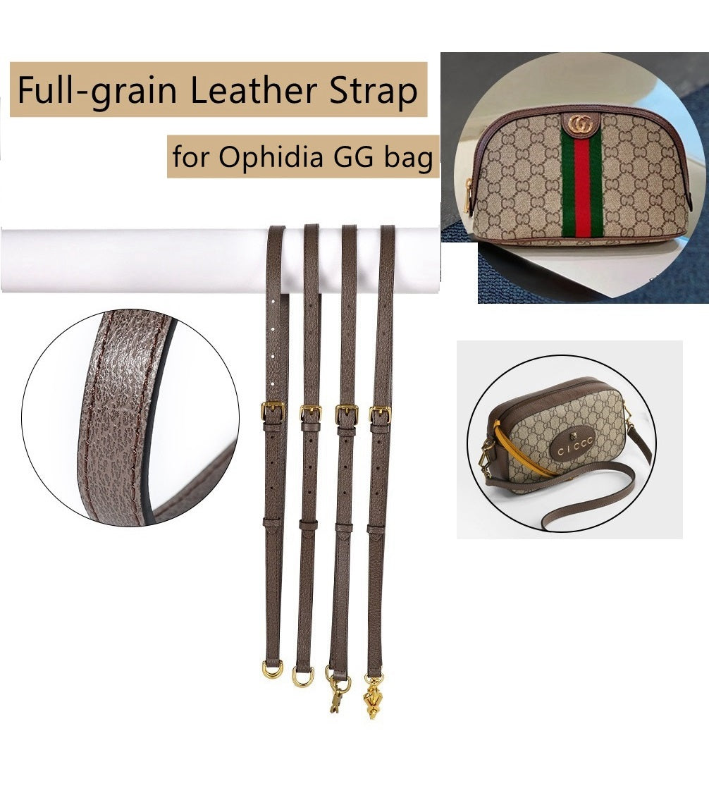 Full-grain Leather Strap for Ophidia GG bag - Awulook