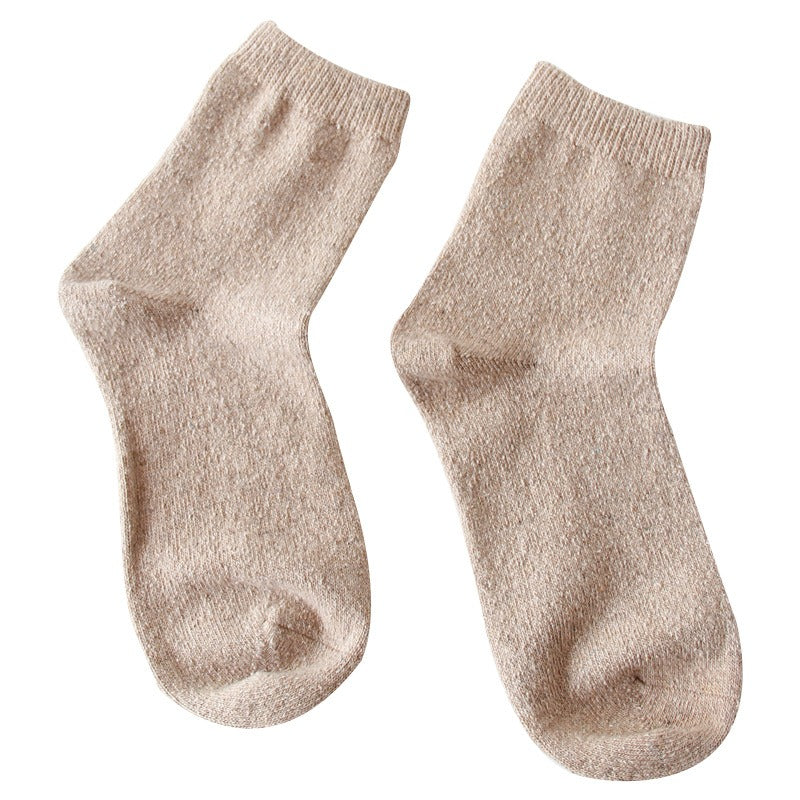 Chaussettes en laine de soie pour femmes/hommes