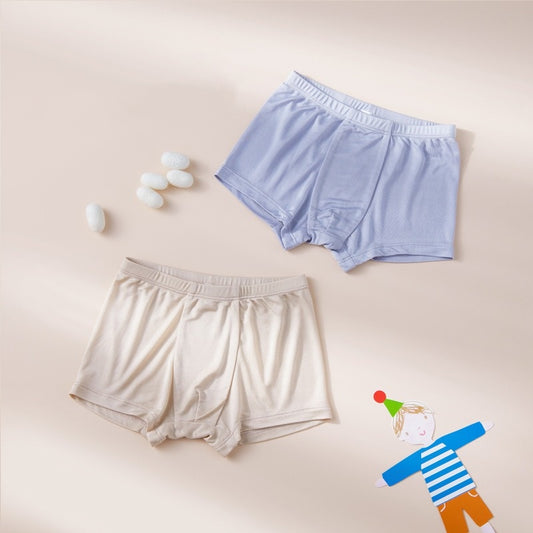 Boxershorts aus Maulbeerseide für Jungen