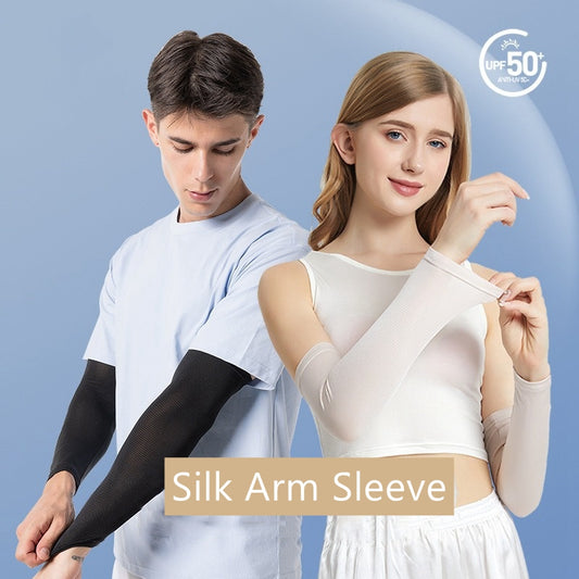 Mulberry Silk Arm Sleeves, Unisex