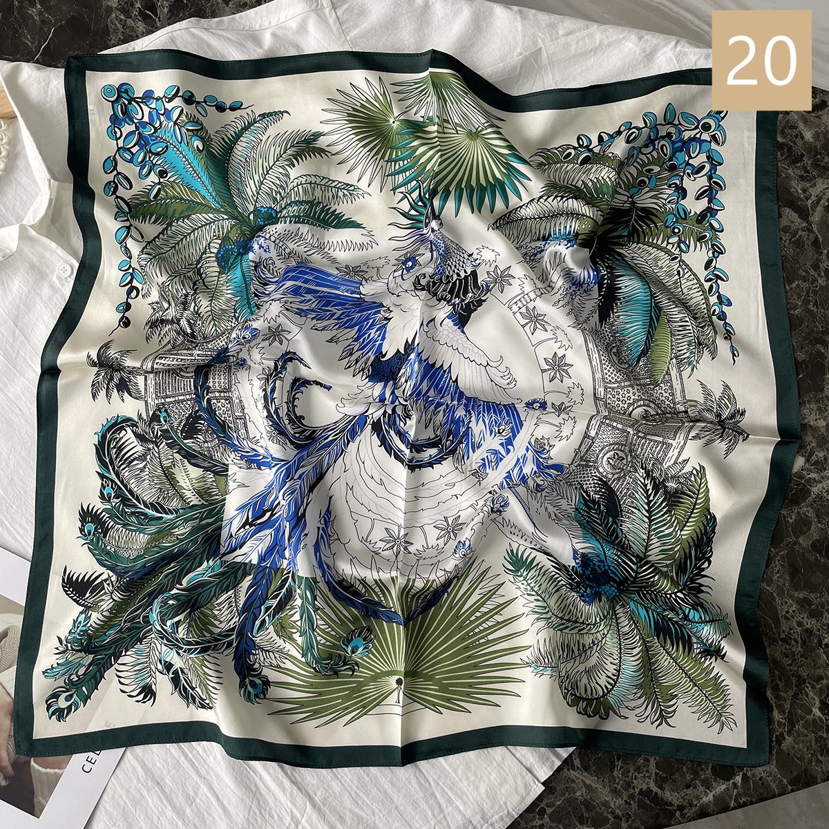 70cm Square Silk Scarves