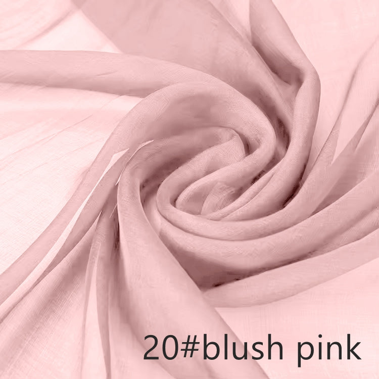 100% Silk Chiffon fabric, 5 Momme, Width 140cm/55"