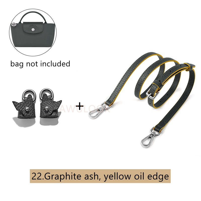 Adjustable Leather Crossbody strap+Conversion Kit for Le Pliage Pouch - Awulook