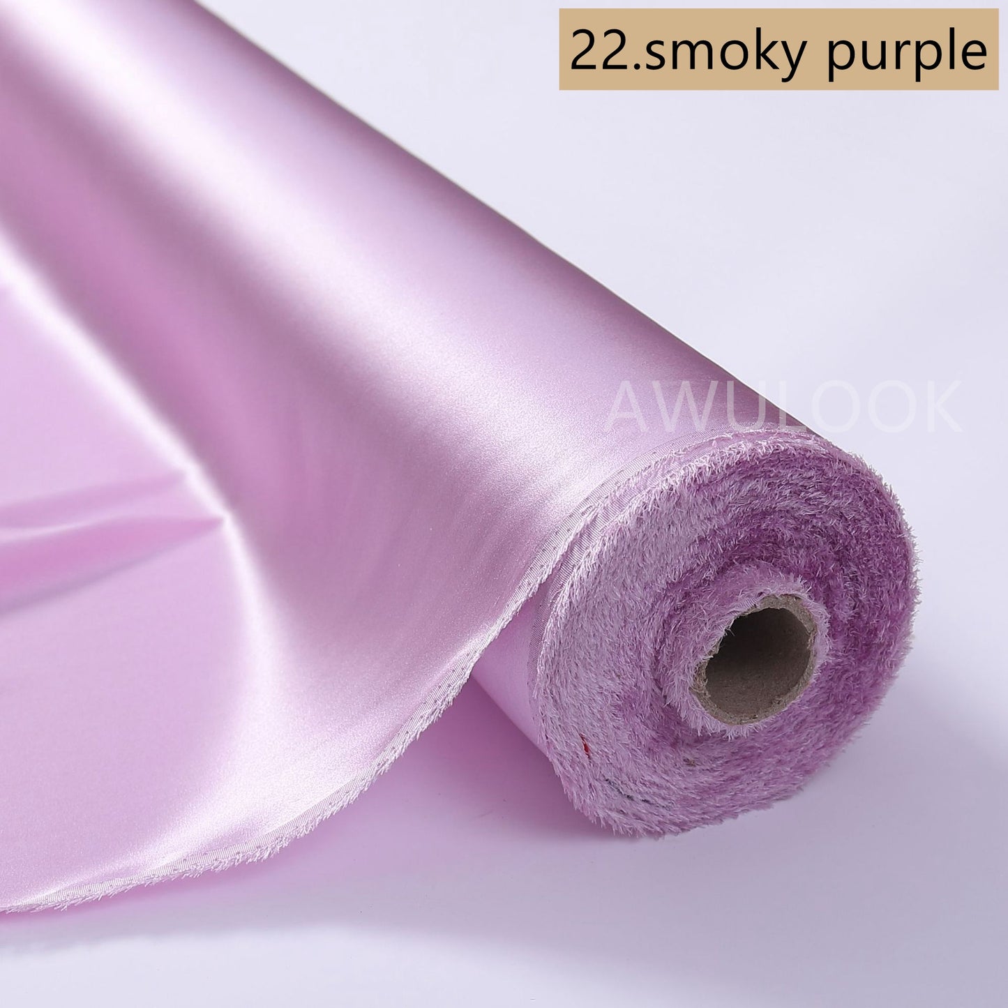 19Momme Stretch Silk Charmeuse, Width 140cm/55" - Awulook