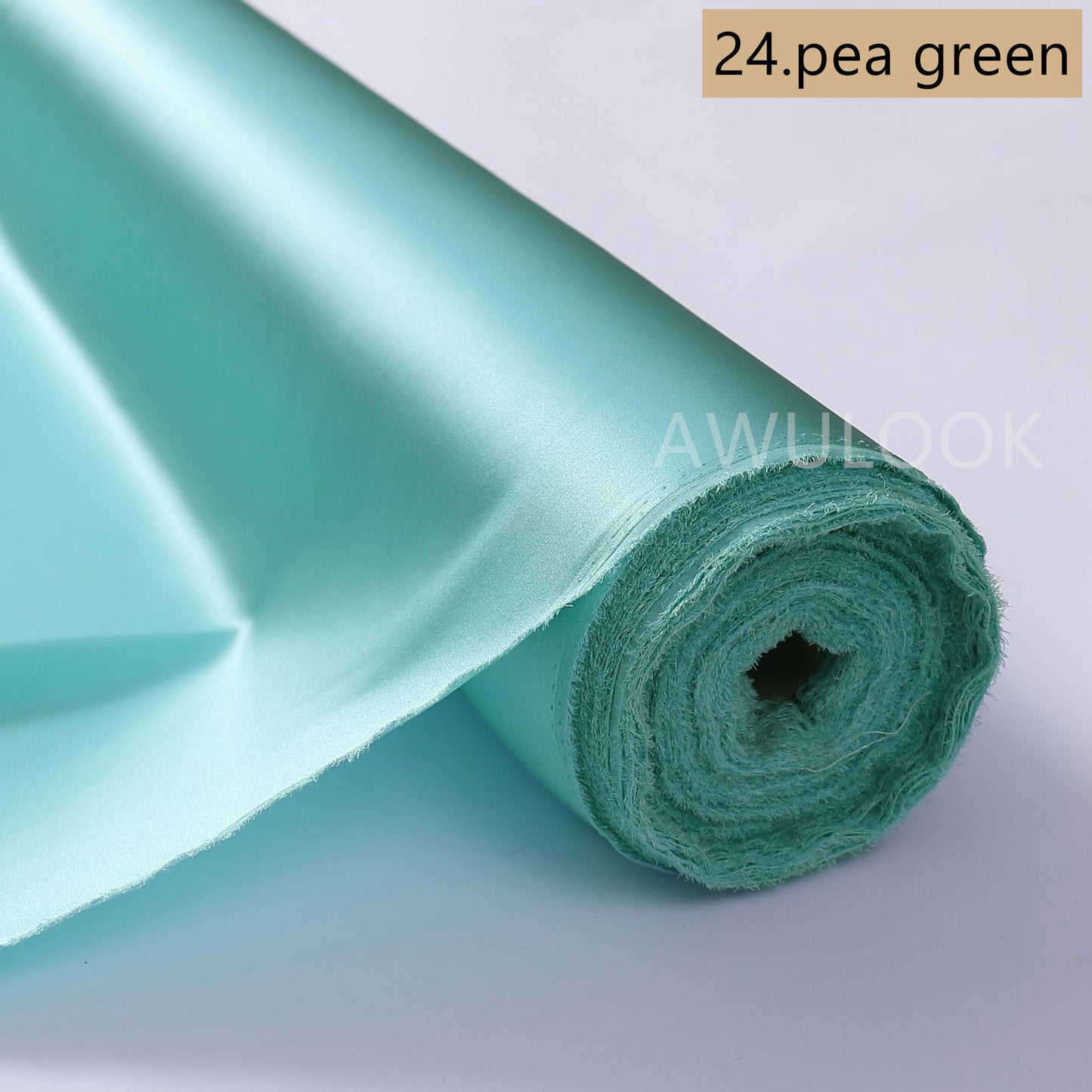 19Momme Stretch Silk Charmeuse, Width 140cm/55" - Awulook