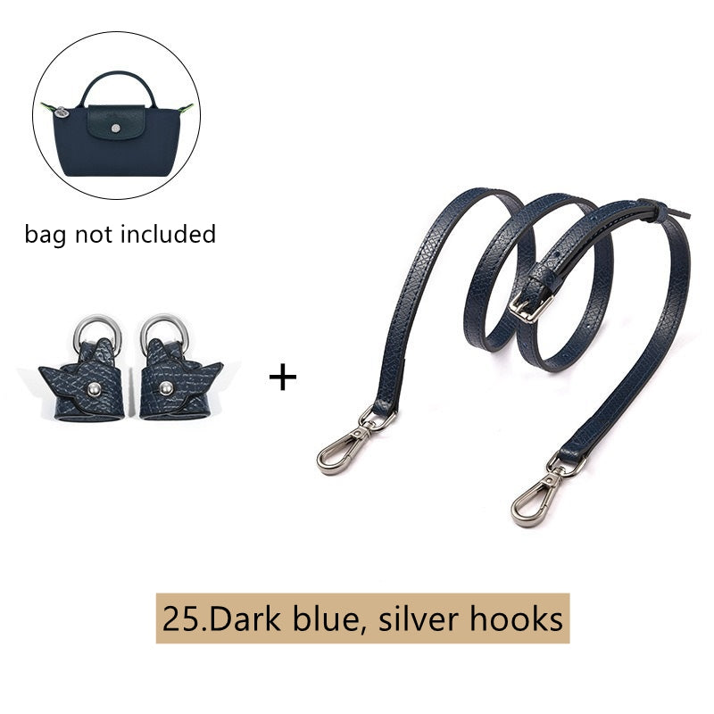 Bandoulière en cuir réglable + kit de conversion pour pochette Le Pliage