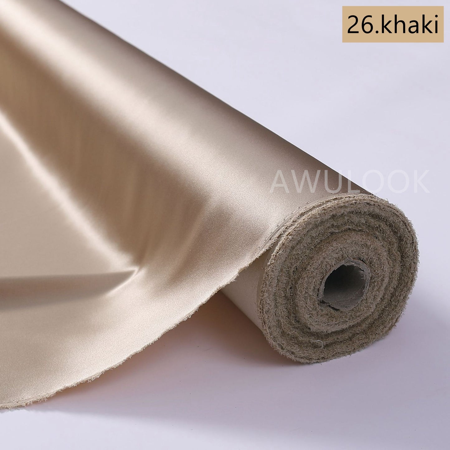 19Momme Stretch Silk Charmeuse, Width 140cm/55" - Awulook