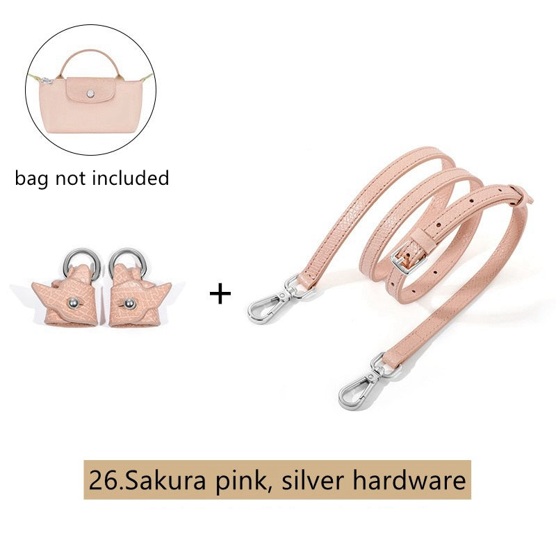 Bandoulière en cuir réglable + kit de conversion pour pochette Le Pliage