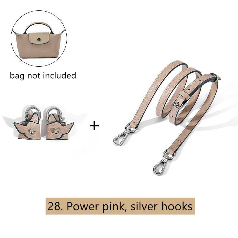 Bandoulière en cuir réglable + kit de conversion pour pochette Le Pliage