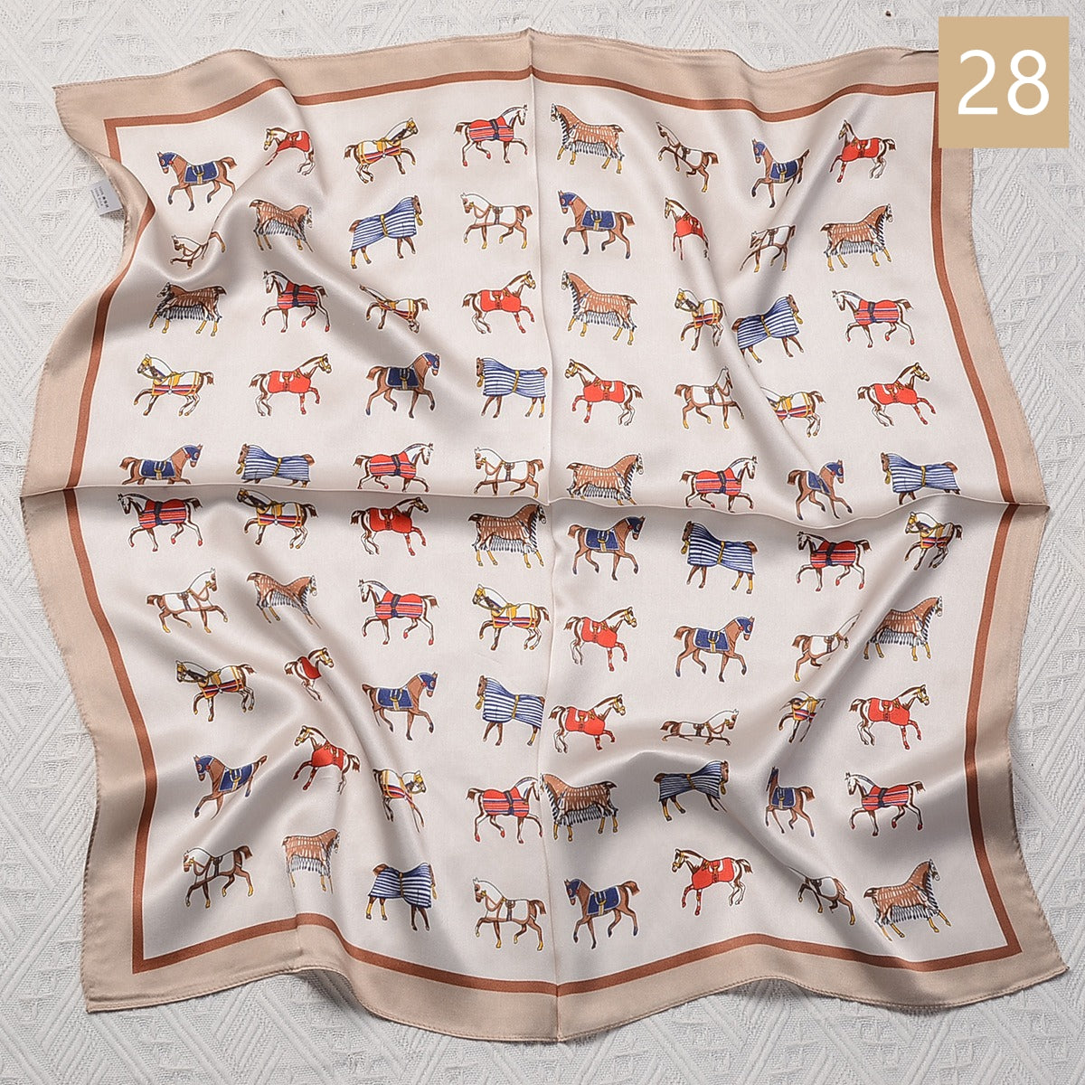 70cm Square Silk Scarves