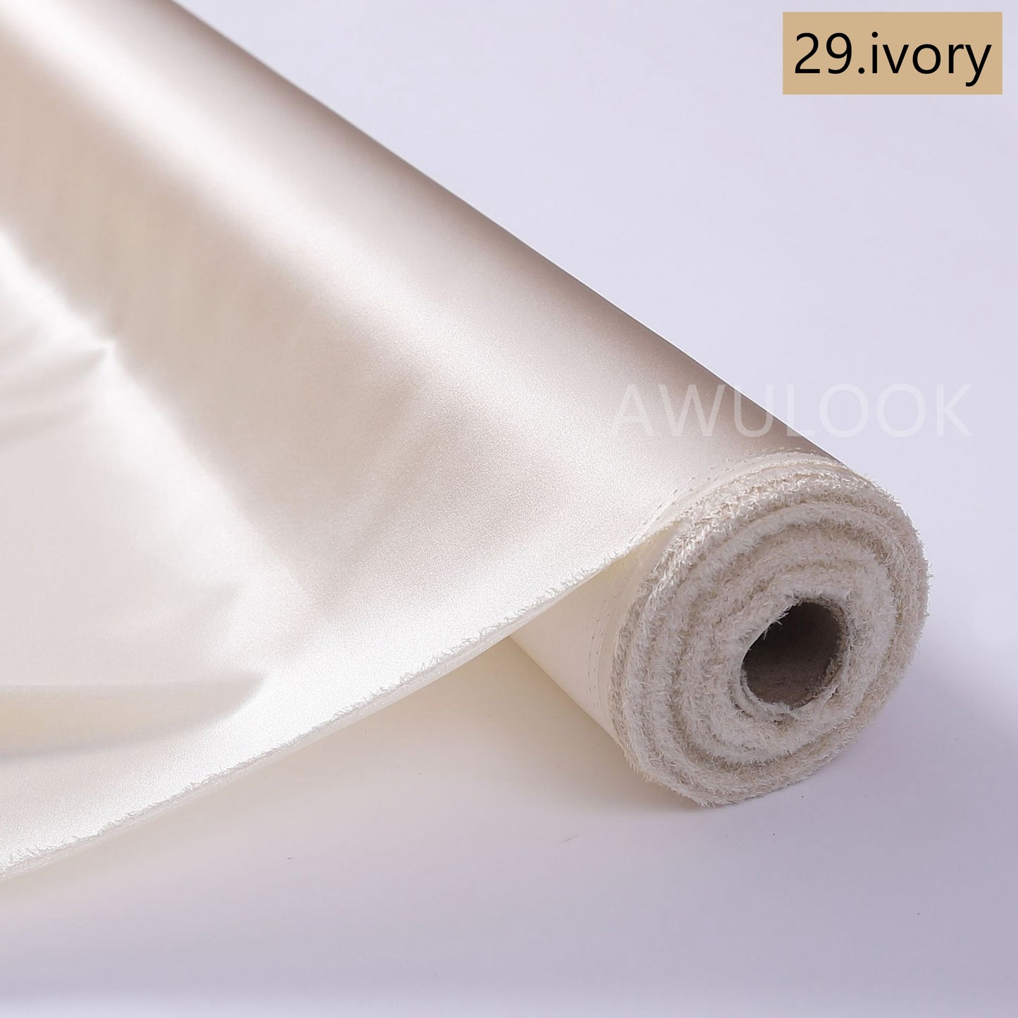 19Momme Stretch Silk Charmeuse, Width 140cm/55" - Awulook