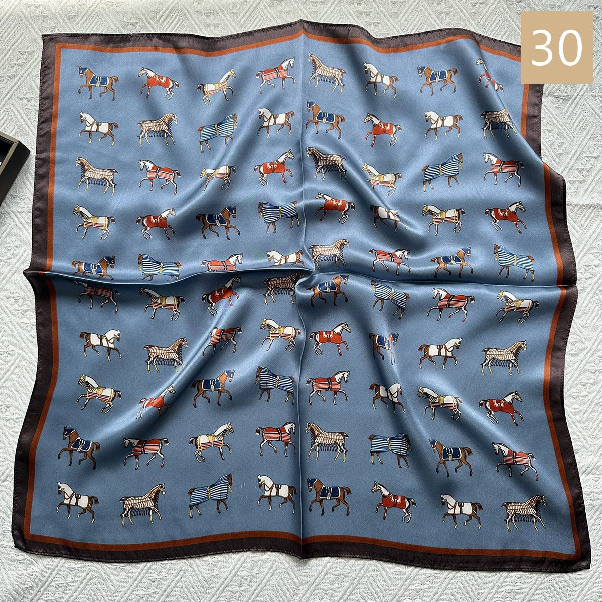 70cm Square Silk Scarves