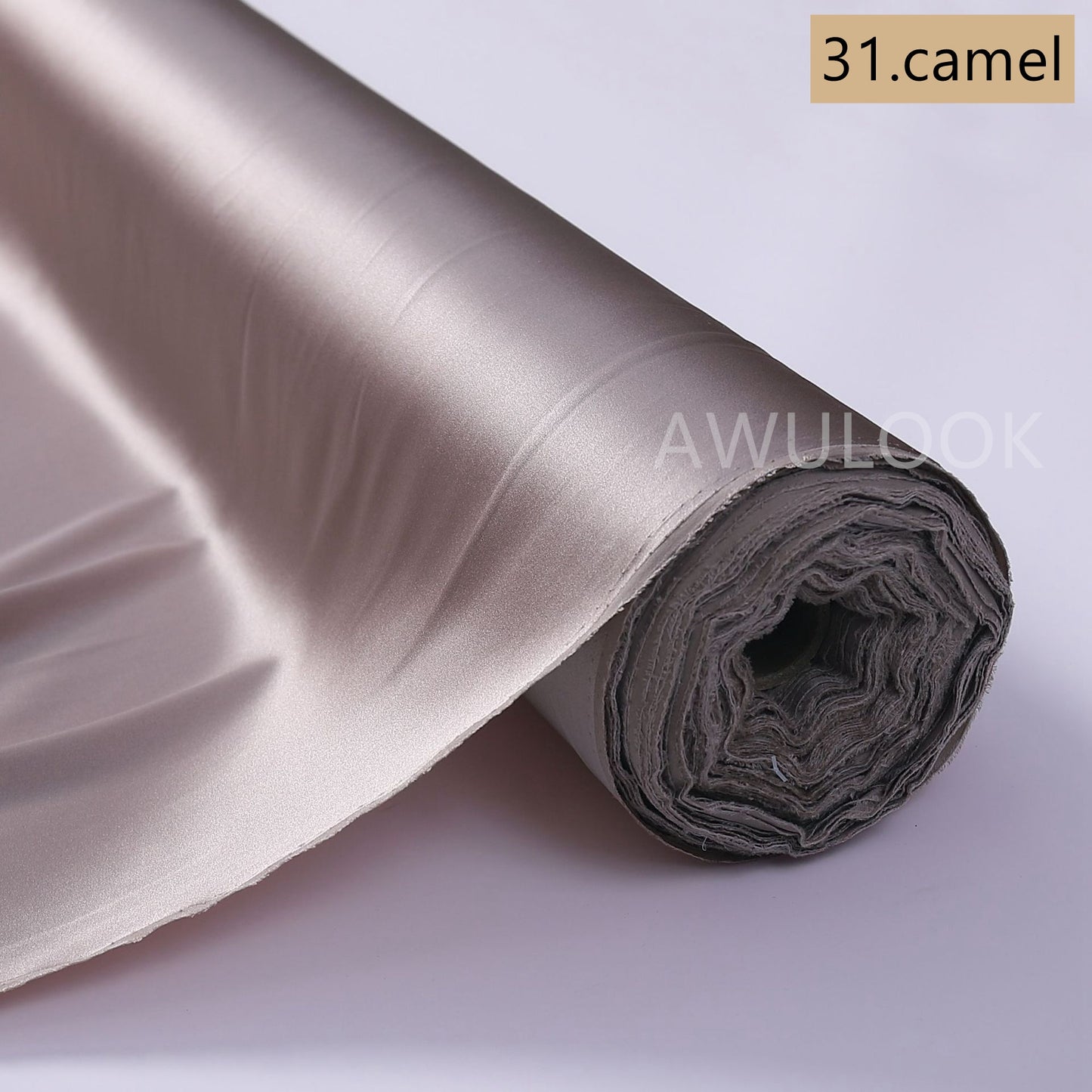 19Momme Stretch Silk Charmeuse, Width 140cm/55" - Awulook