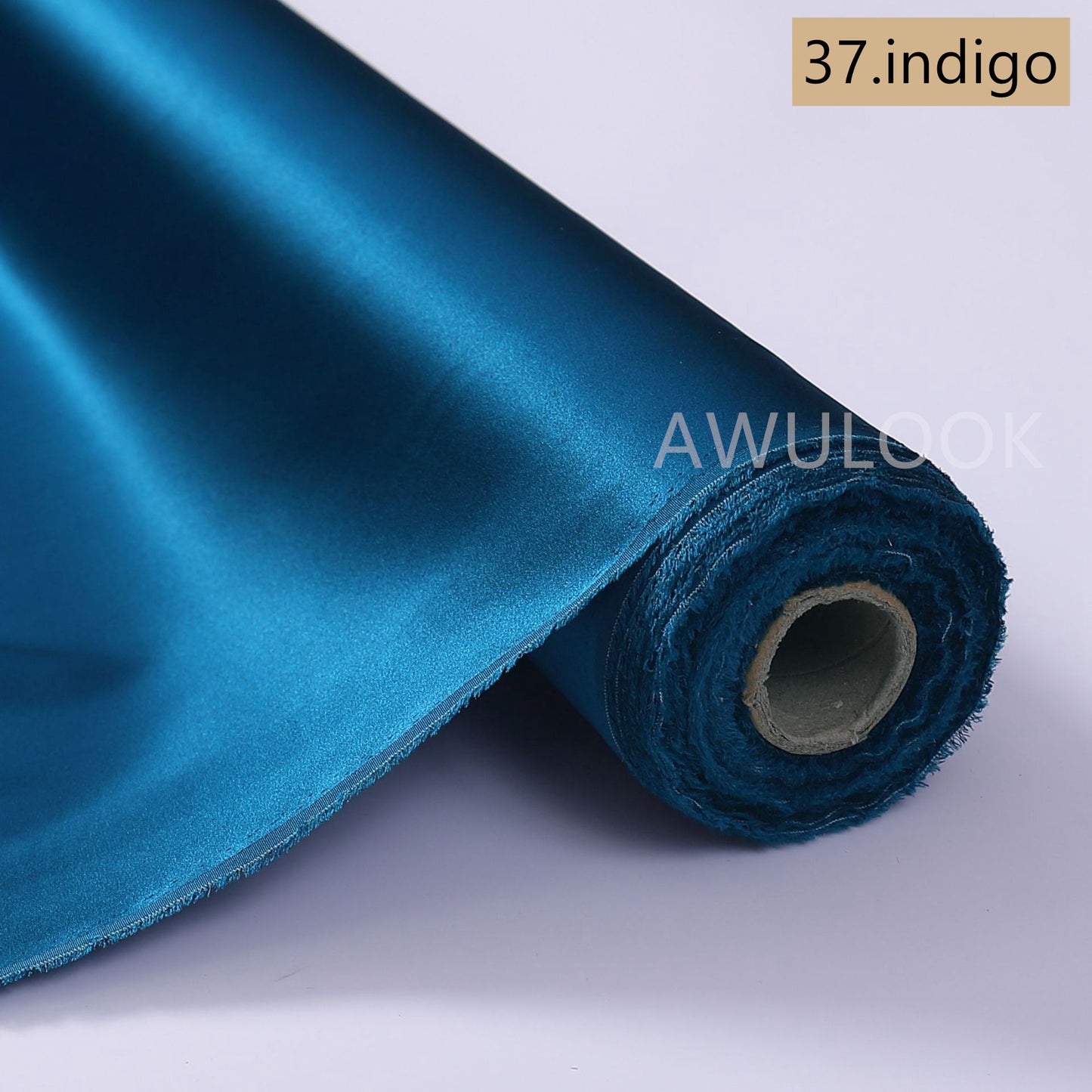 19Momme Stretch Silk Charmeuse, Width 140cm/55" - Awulook