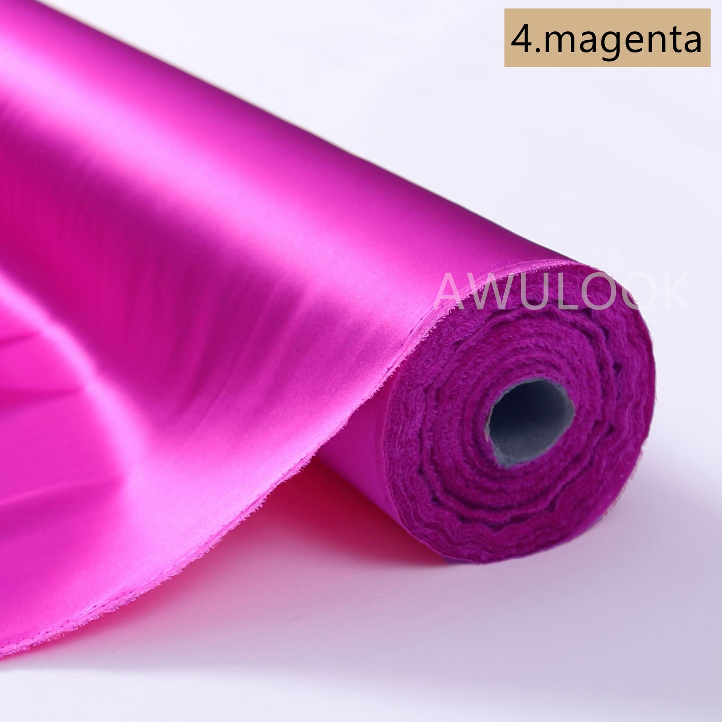 19Momme Stretch Silk Charmeuse, Width 140cm/55" - Awulook