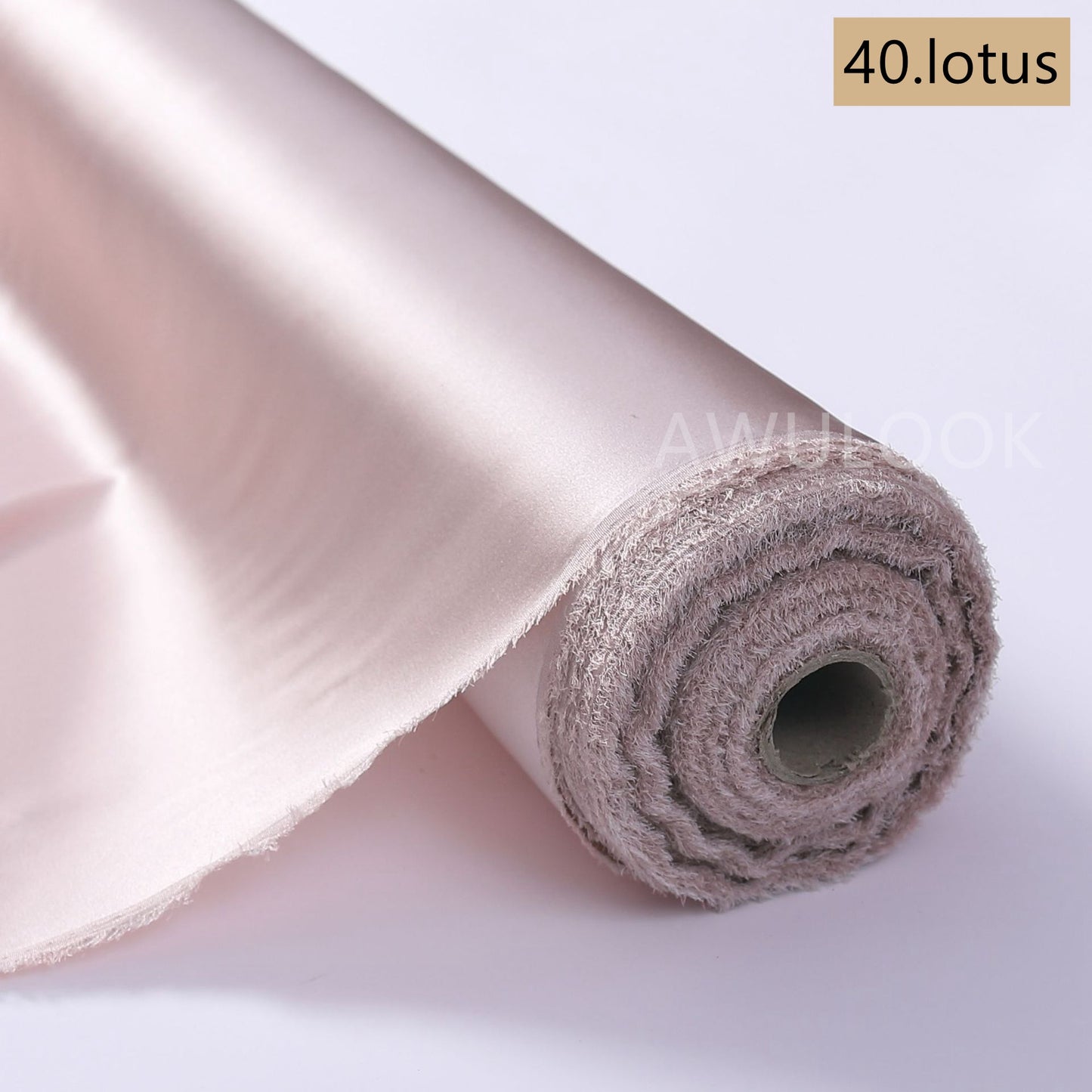 19Momme Stretch Silk Charmeuse, Width 140cm/55" - Awulook