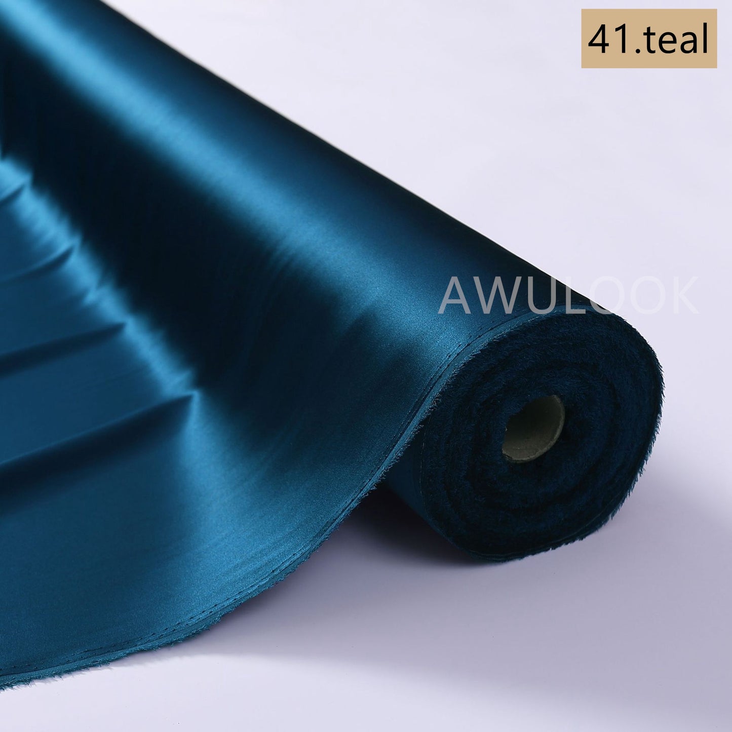 19Momme Stretch Silk Charmeuse, Width 140cm/55" - Awulook