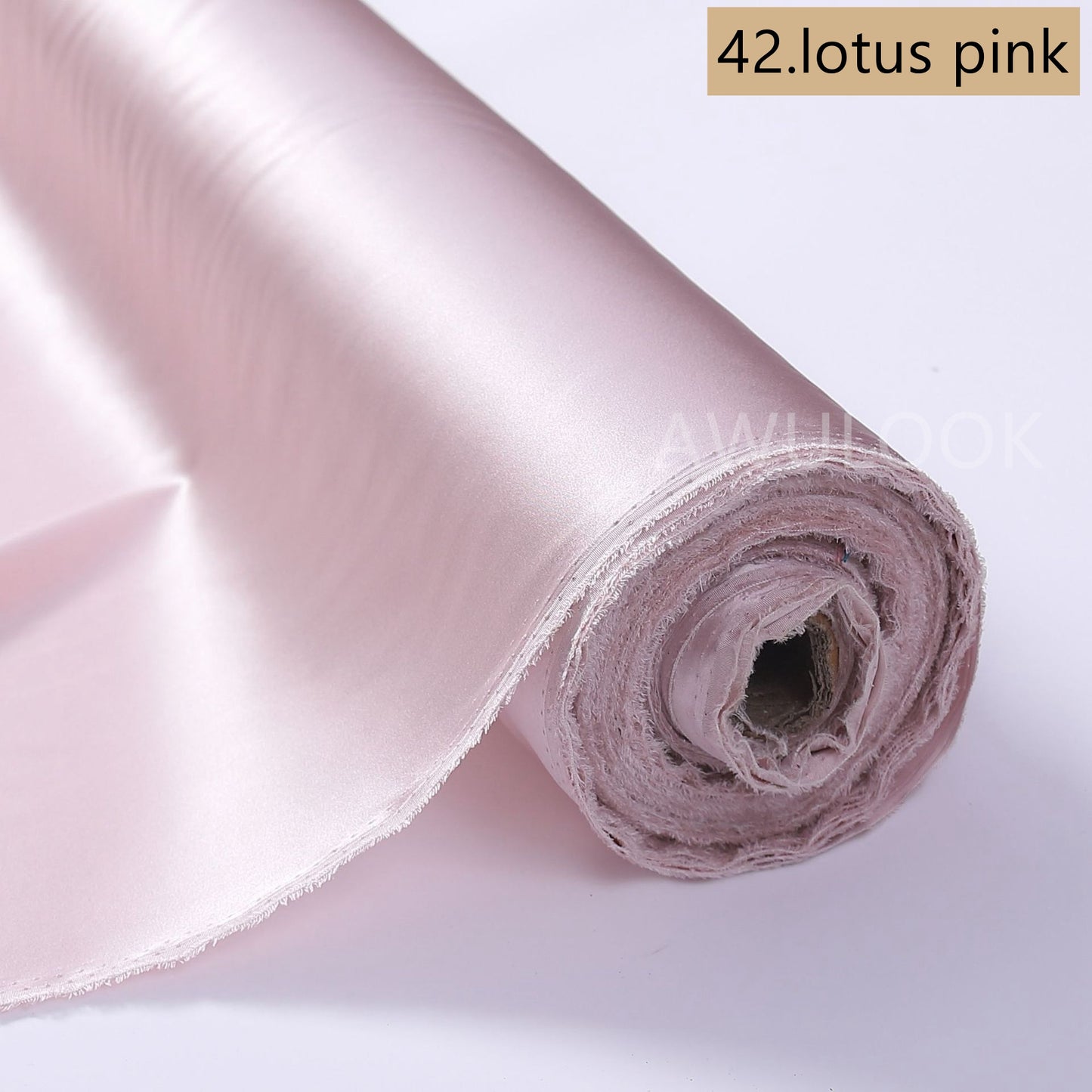 19Momme Stretch Silk Charmeuse, Width 140cm/55" - Awulook