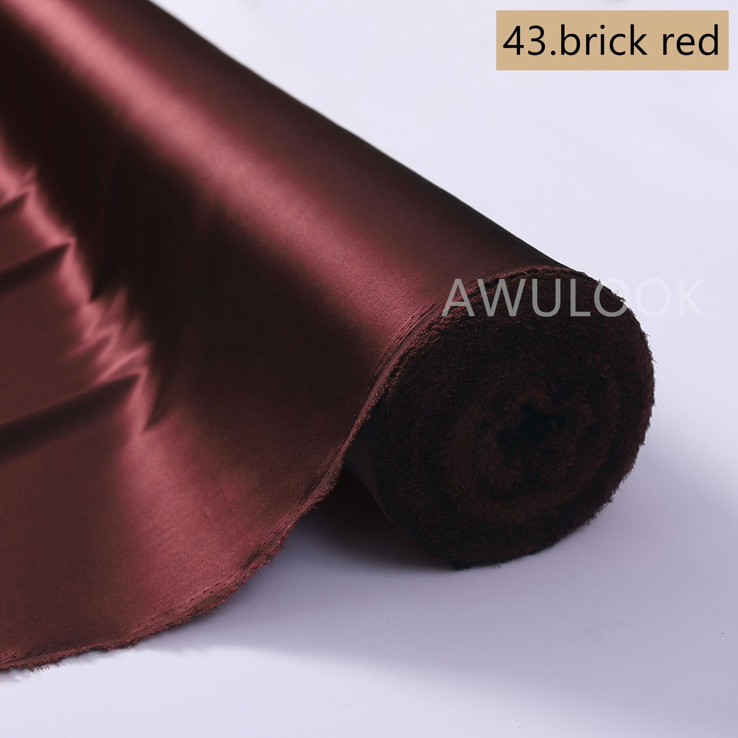 19Momme Stretch Silk Charmeuse, Width 140cm/55" - Awulook