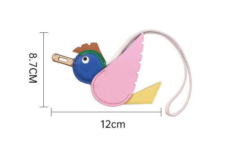 Birdy Charm, Epsom, Ostrich or Crocodile leather