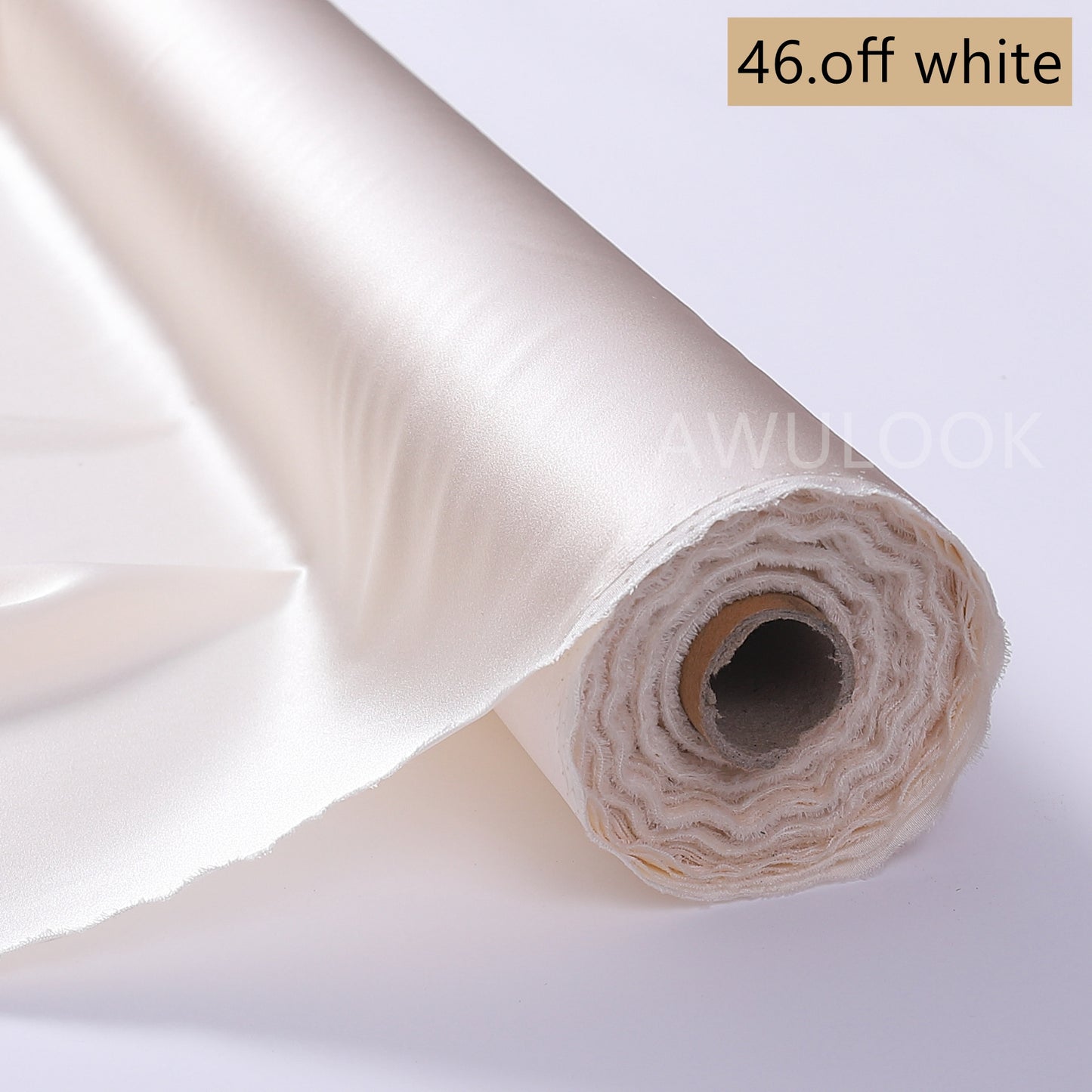 19Momme Stretch Silk Charmeuse, Width 140cm/55" - Awulook