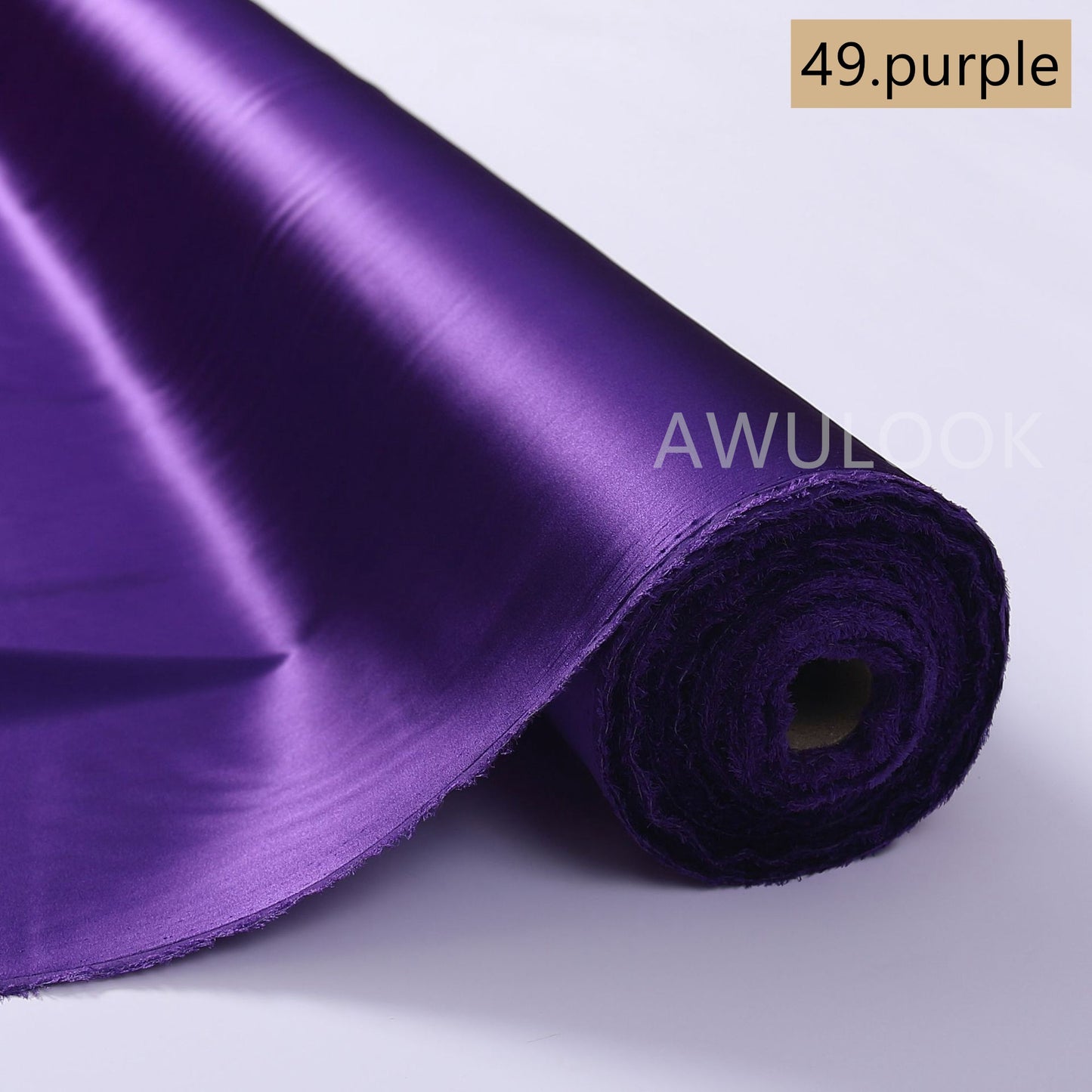 19Momme Stretch Silk Charmeuse, Width 140cm/55" - Awulook