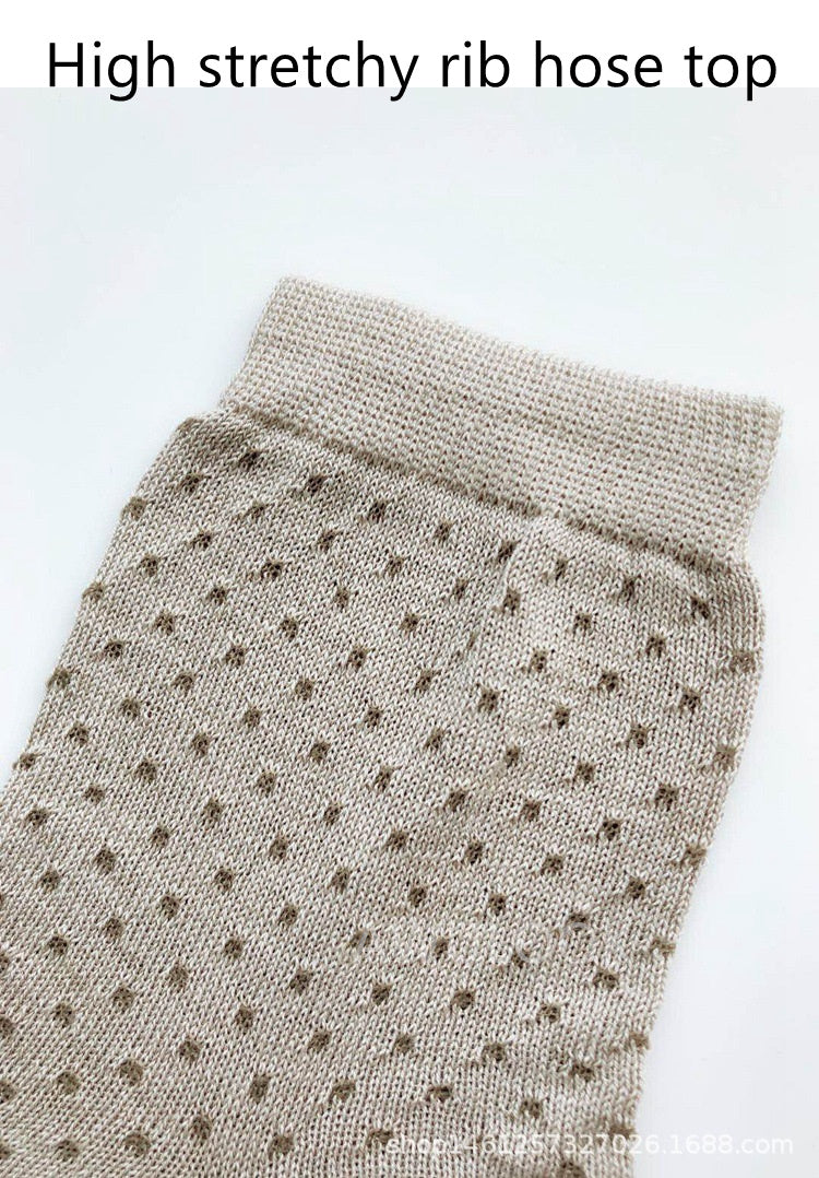 Chaussettes en maille de soie pour femmes, chaussettes d'été