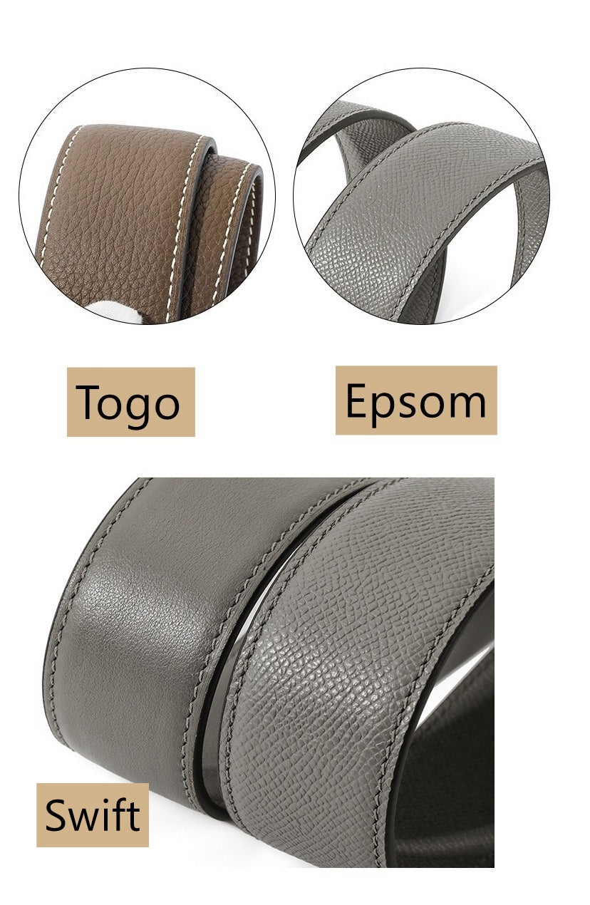 Epsom/Togo/Swift Leather Shoulder Strap for Kelly/Evelyne/2424 - Awulook