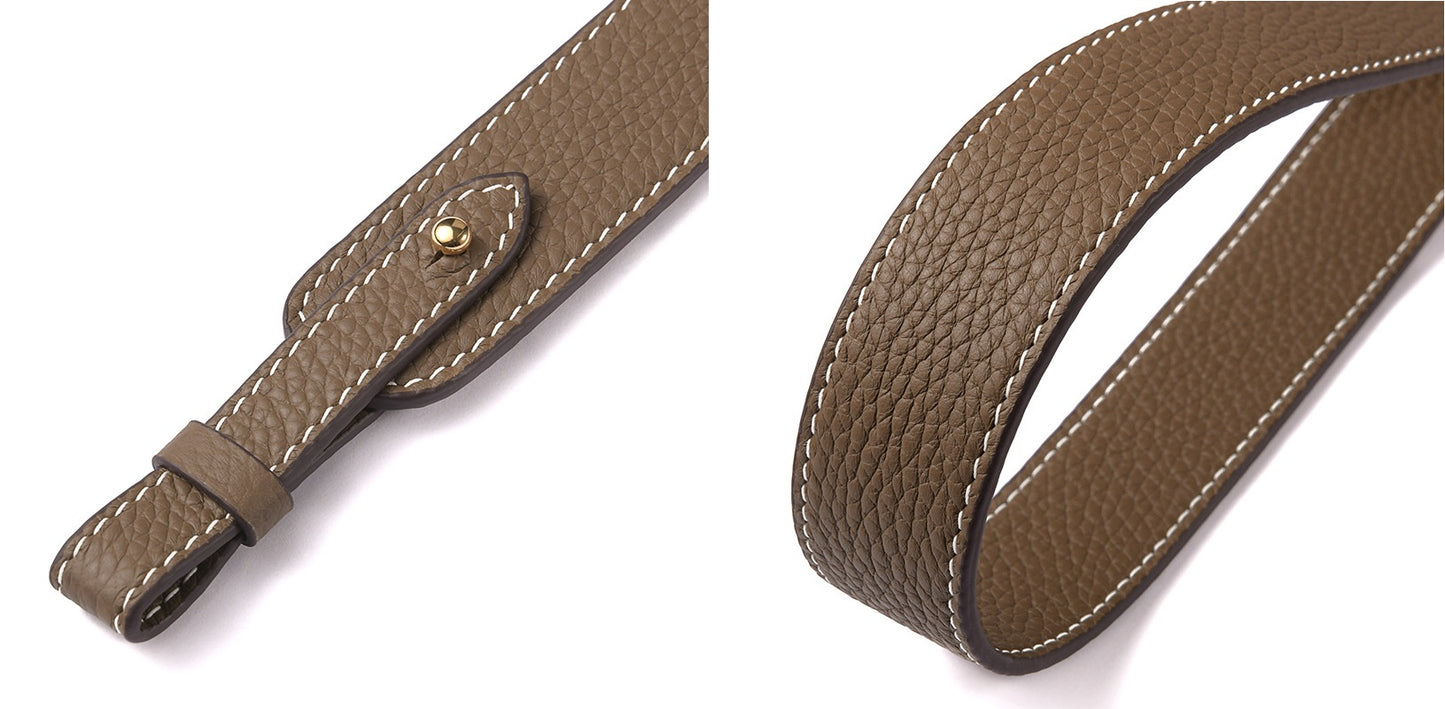 Togo Leather Shoulder Bag Strap for lindy/picotin/evelyne