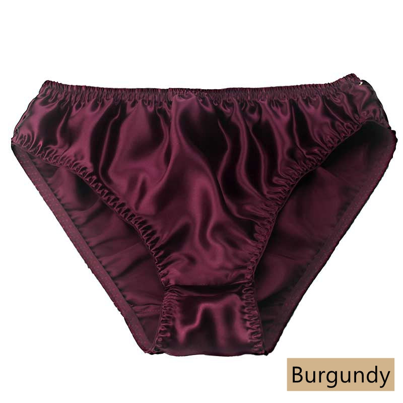 Men's Silk Boxer Briefs Underwear, 30 colors+ - Awulook