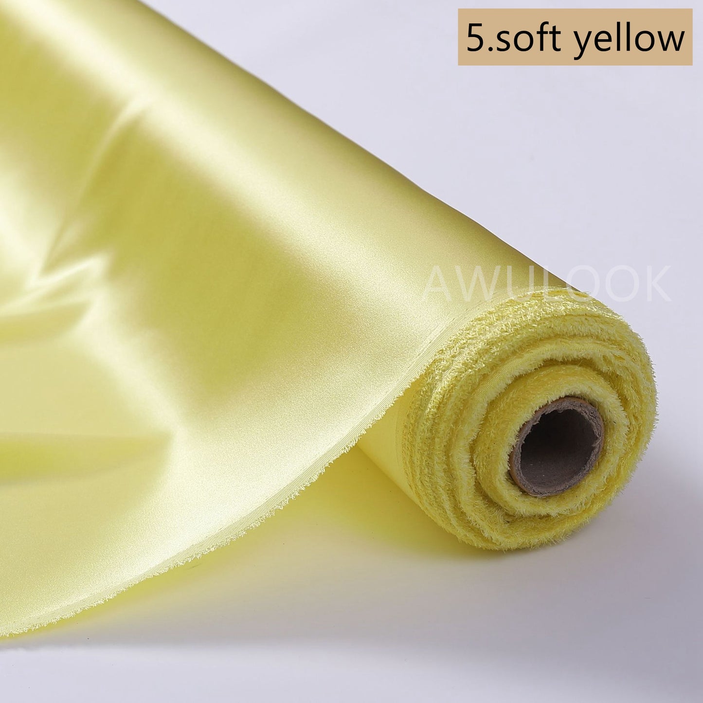 19Momme Stretch Silk Charmeuse, Width 140cm/55" - Awulook