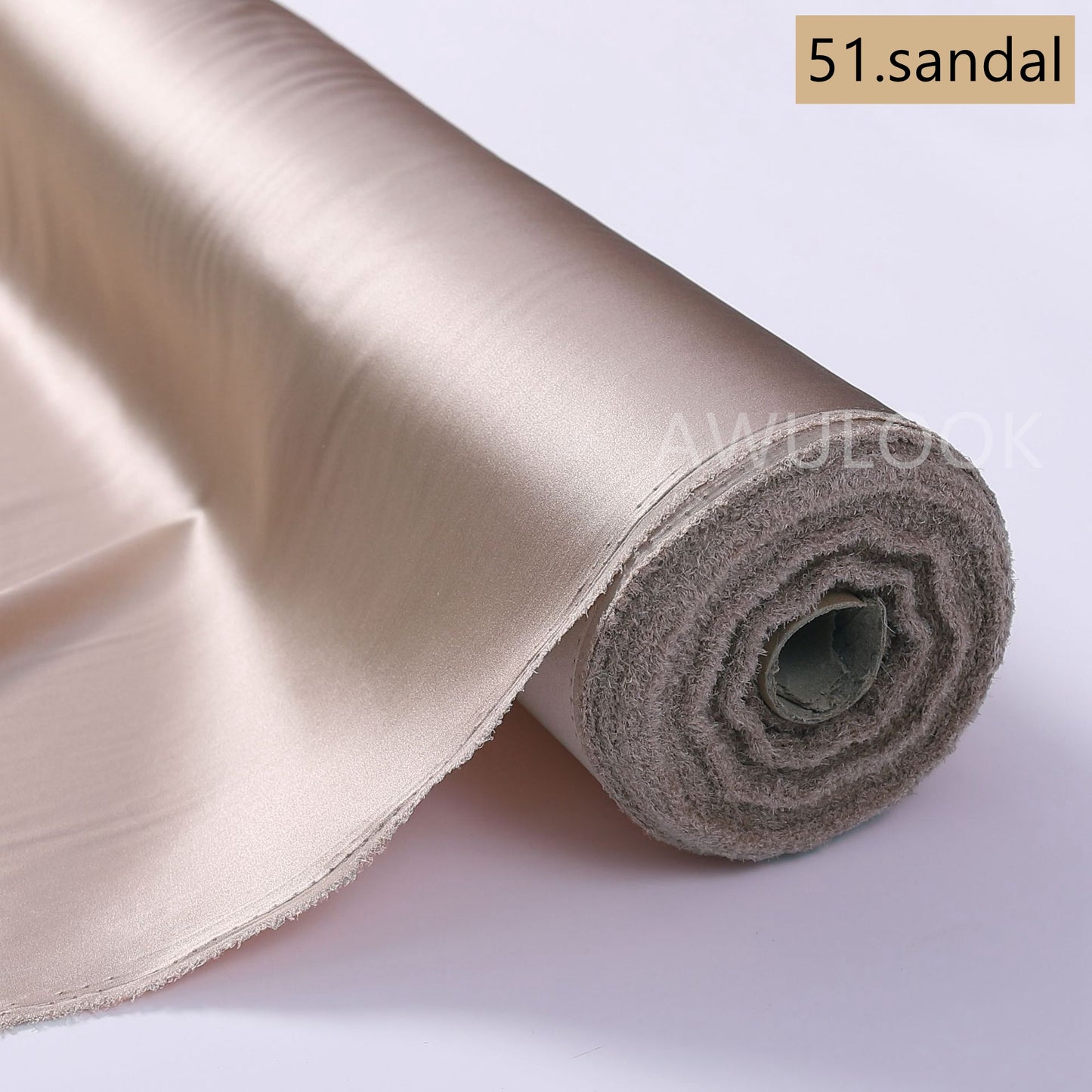 19Momme Stretch Silk Charmeuse, Width 140cm/55" - Awulook