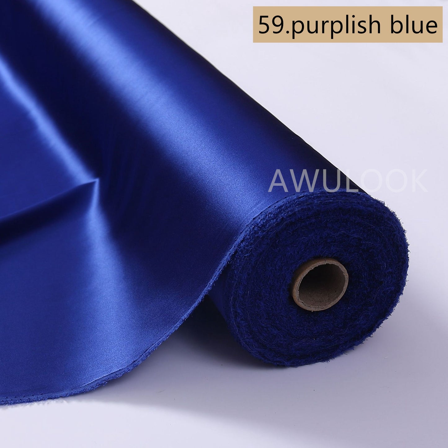 19Momme Stretch Silk Charmeuse, Width 140cm/55" - Awulook