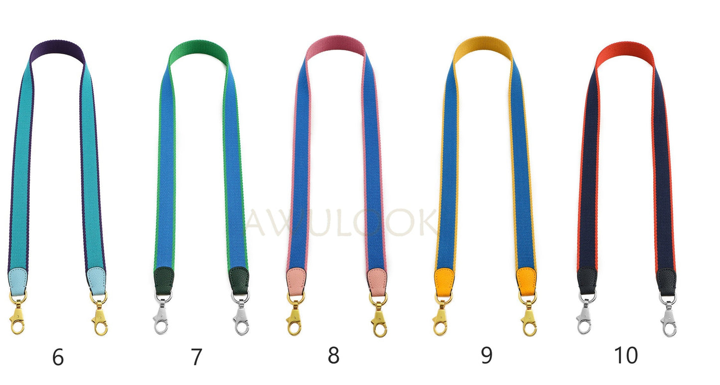 Customized 1"/25mm Canvas bag strap, Bi-colors