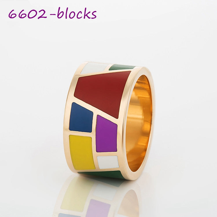 Color Enamel Scarf Rings, 30 colors+