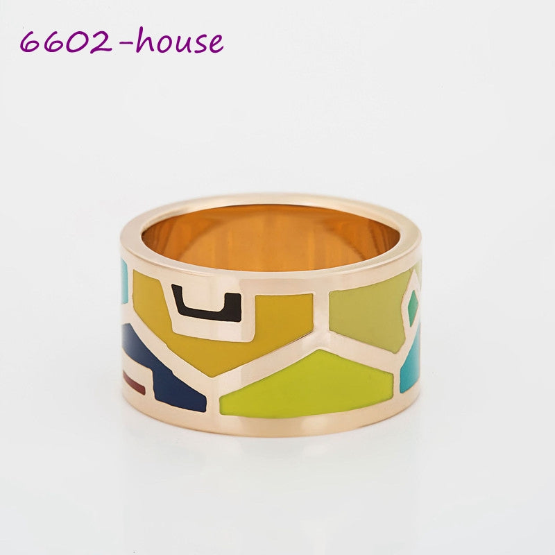 Color Enamel Scarf Rings, 30 colors+